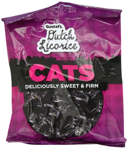 Gustaf’s Dutch Licorice Cats, 5.2 ounce Bags (Pack of 12) logo