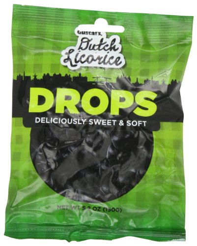 Gustaf’s Dutch Licorice Drops, 5.2 ounce Bags (Pack of 12) logo