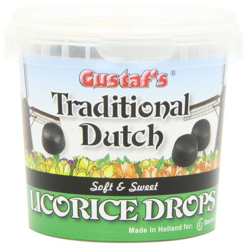 Gustaf’s Dutch Licorice Drops, 7 ounce Cups (Pack of 6) logo