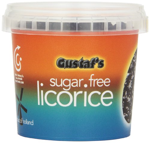 Gustaf’s Sugar Free Licorice Bears, 7 ounce Cups (Pack of 6) logo