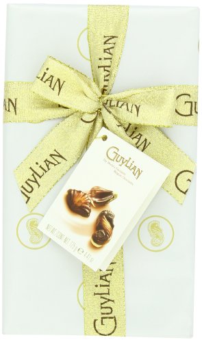 Guylian Belgium Chocolates 11 Piece Seashell Truffles Gift Wrapped With Signature Hazelnut Filling, 4.4 Ounce logo