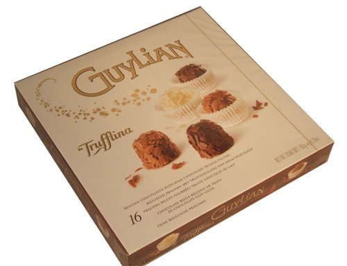 Guylian Imported Belgian Trufflina Chocolates 6.35 Ounce Christmas Hanukkah Holiday Gift Present Box (Pack of 16) logo