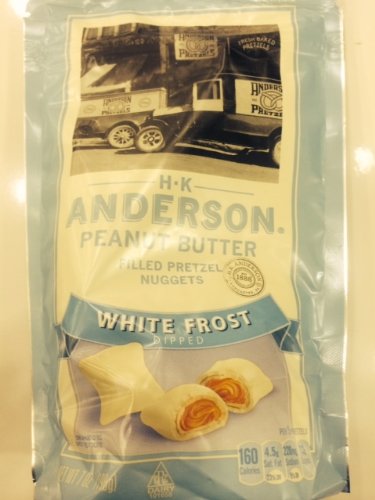 H.K Anderson Peanut Butter Filled Pretzel Nuggets (7 Oz) – White Frost (Pack of 2) logo