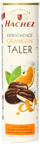 Hachez Premium Cocoa Chocolate Bar, Orange, 3.5 Ounce logo