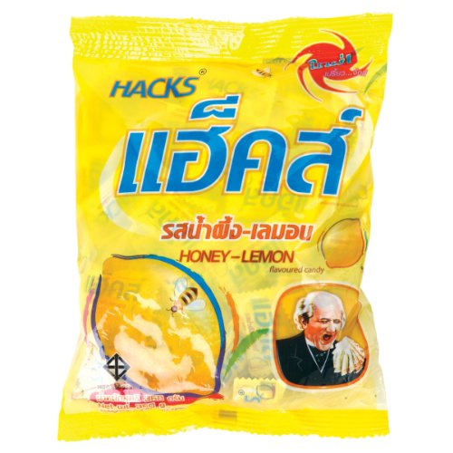 Hacks Honey-lemon Flavored Candy (Pack of 100 Tablets). logo