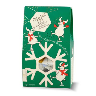 Hagensborg, Gift Pouch, Xmas, Milk Choc, 4.05 Oz logo