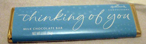 Hallmark Chocolate Cho1702 Thinking Of You Candy Bar logo