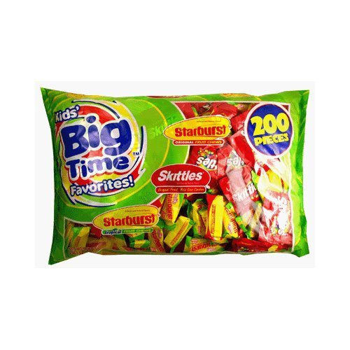 Halloween Candy Big Time Favorites Starburst Bag 172 Count logo