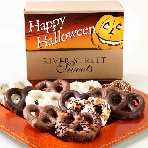 Halloween Chocolate Covered Pretzel Gift Box logo