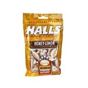 Halls Bags (Pack of 6) Honey/lemon logo