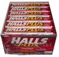 Halls Plus Cherry (Pack of 15) logo