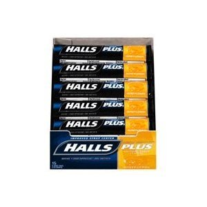 Halls Plus Honey Lemon (Pack of 15) logo