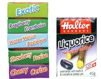 Halter – Liquorice Hard Candies – Sugar Free Low Carb – 40 G logo