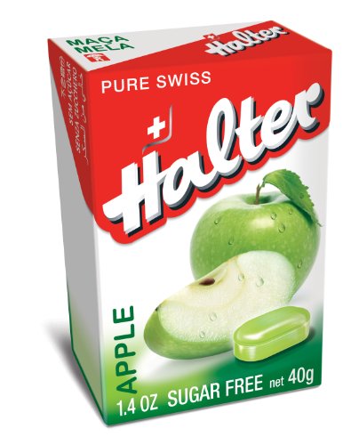 Halter Sugar Free Candies, Apple, 1.4000 ounce (Pack of 8) logo