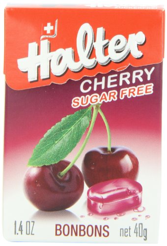 Halter Sugar Free Candies, Cherry, 1.4000 ounce (Pack of 8) logo