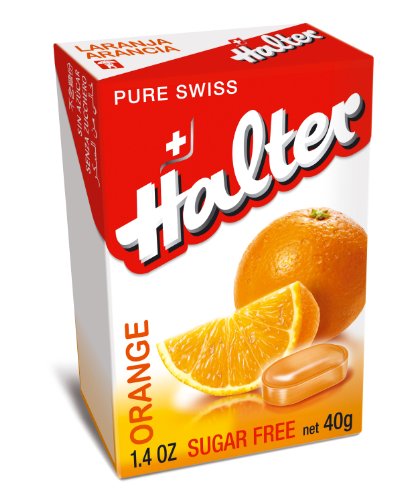 Halter Sugar Free Candies, Orange, 1.4000 ounce (Pack of 8) logo