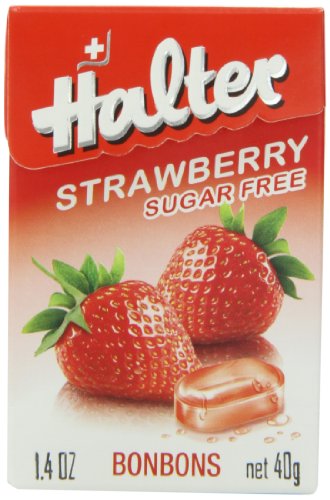 Halter Sugar Free Candies, Strawberry, 1.4000 ounce (Pack of 8) logo