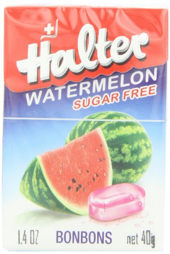 Halter Sugar Free Candies, Watermelon, 1.4000 ounce (Pack of 8) logo