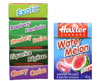 Halter – Watermelon Hard Candies – Sugar Free – 40 G logo