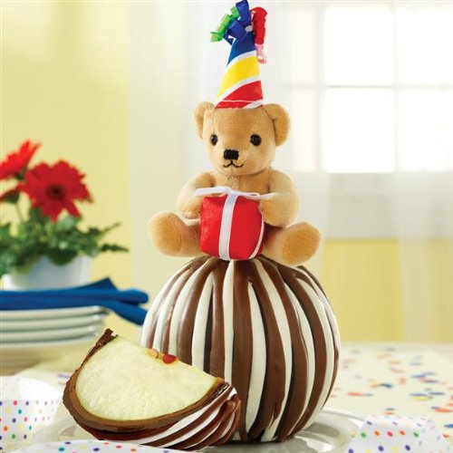 Happy Birthday Bear Jumbo Caramel Apple Gift – Triple Chocolate logo