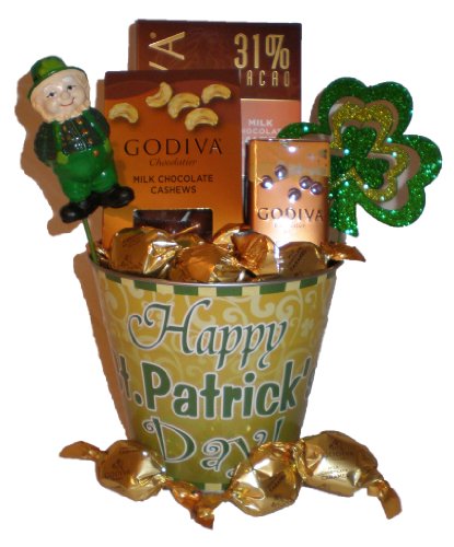 Happy St. Patrick’s Day! Pot Of Godiva Gold Gift Basket-small logo