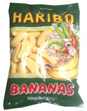 Haribo Bananas, 200g logo