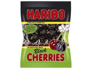 Haribo Black Cherries logo