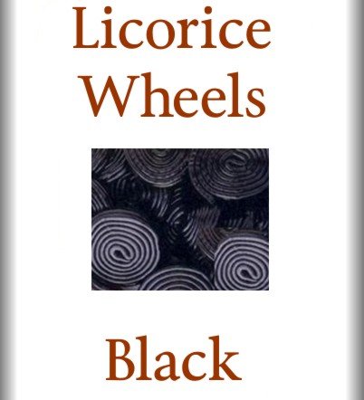 Haribo Black Licorice Wheels – 2 Lbs logo