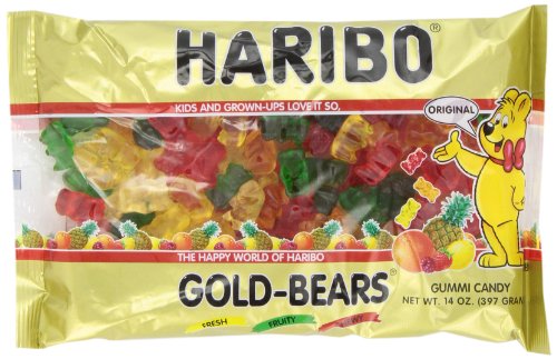 Haribo Candy, Gold-bears, 14 Ounce (Pack of 12) logo