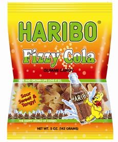 Haribo Fizzy Cola -5 Oz (Pack of 12) logo