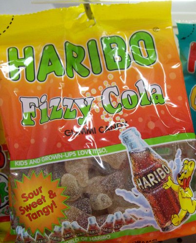 Haribo Fizzy Cola Gummi Candy (single Bag) logo