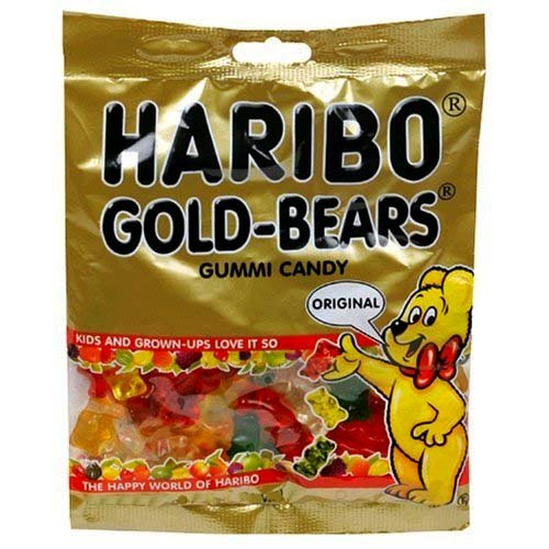 Haribo Gold Bears 5 Oz. (Pack of 12) Bag logo