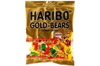 Haribo Gold Bears Gummi Candy 5oz Bags (6 Pack) logo