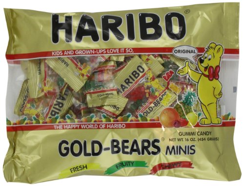 Haribo Gold-bears Minis, 16 ounce Bags (Pack of 3) logo