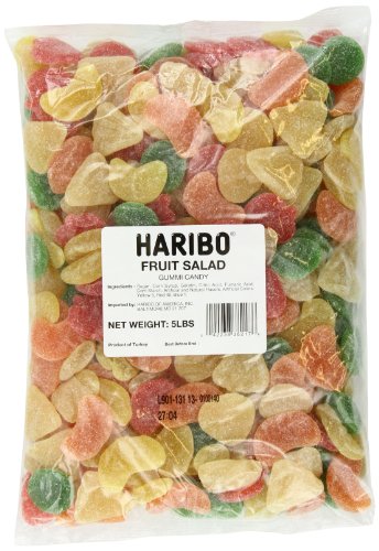 Haribo Gummi Candy, Fruit Salad, 5-pound Bag logo