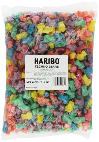 Haribo Gummi Candy, Techno Bears, 5-pound Bag logo