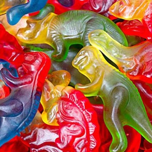 Haribo Gummi Dinosaurs Candy 5lb Bag logo