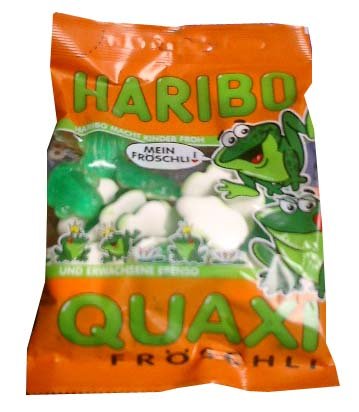 Haribo Gummi Frogs, 200g logo