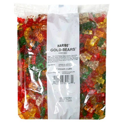 Haribo Gummy Candy – Gold Bears 5-pound Bag logo