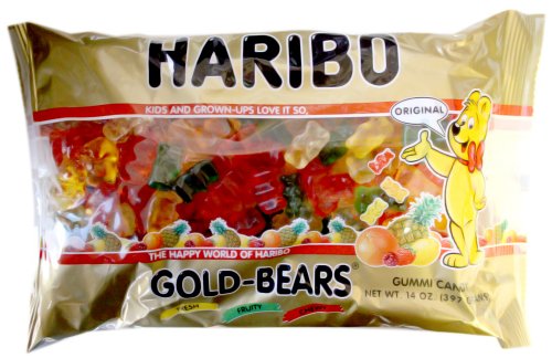 Haribo Gummy Gold Bears 14oz. logo