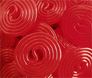 Haribo Gummy Licorice Wheels – Red, 5 Pound logo