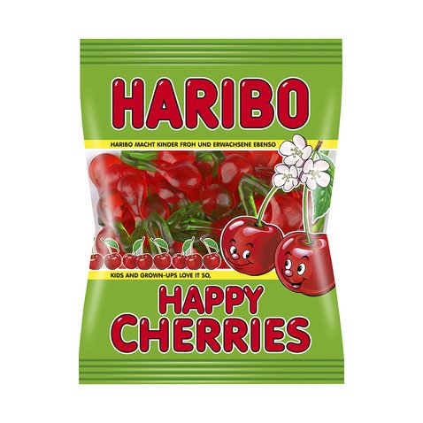 Haribo Happy Cherry 2 Bags (each 200g) logo