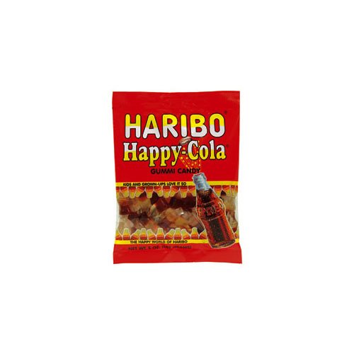 Haribo Happy Cola Bottles (economy Case Pack) 5 Oz Bag (Pack of 12) logo