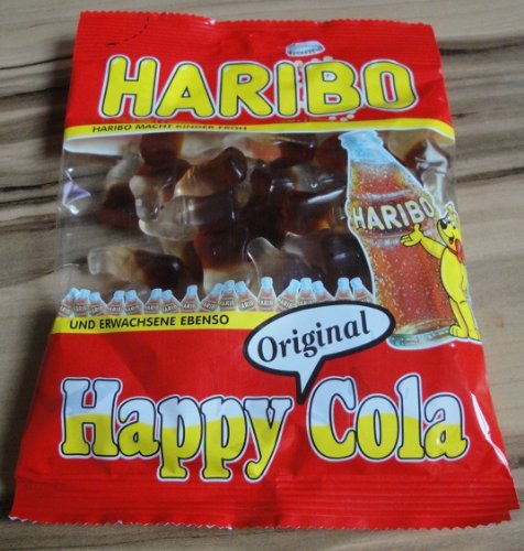 Haribo Happy Cola Gummi Candy (200g) logo