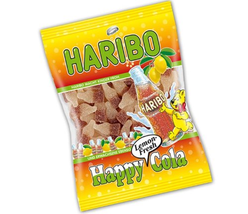 Haribo Happy Cola Lemon Fresh 200g logo