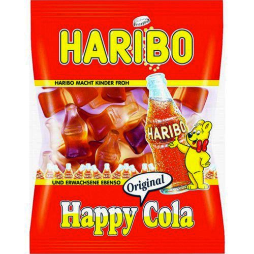 Haribo Jelly Hari Ambrose Cola 100 Grams. Thailand logo