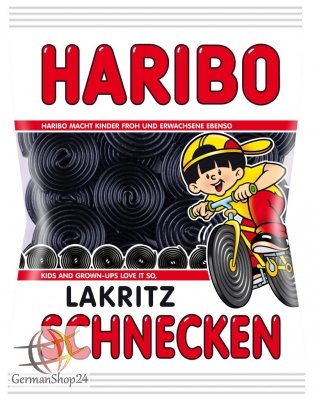 Haribo Licorice Snails logo