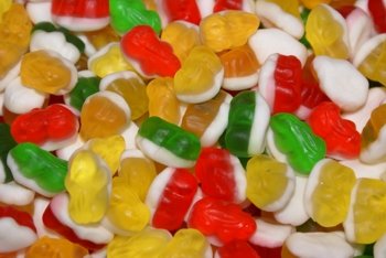 Haribo Mini Gummy Frogs, 1lb logo