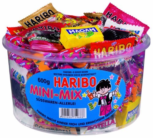 Haribo Mini-mix, 1er Pack (1 X 600 G Dose) logo