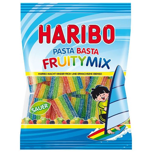 Haribo Pasta Basta Fruitymix Gummi Candy 175g – New Product ! logo